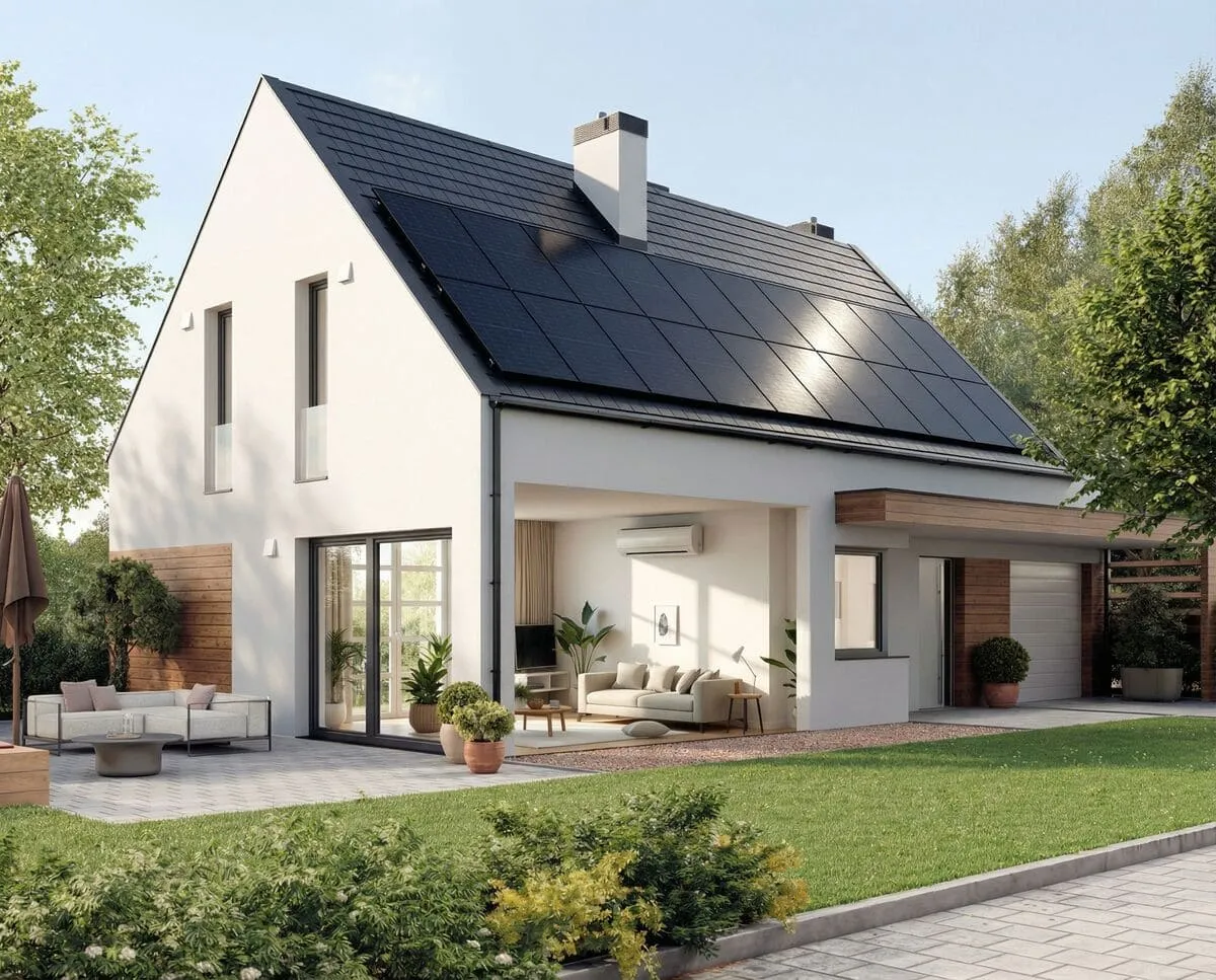 Klimaanlage kombiniert mit Photovoltaikanlage