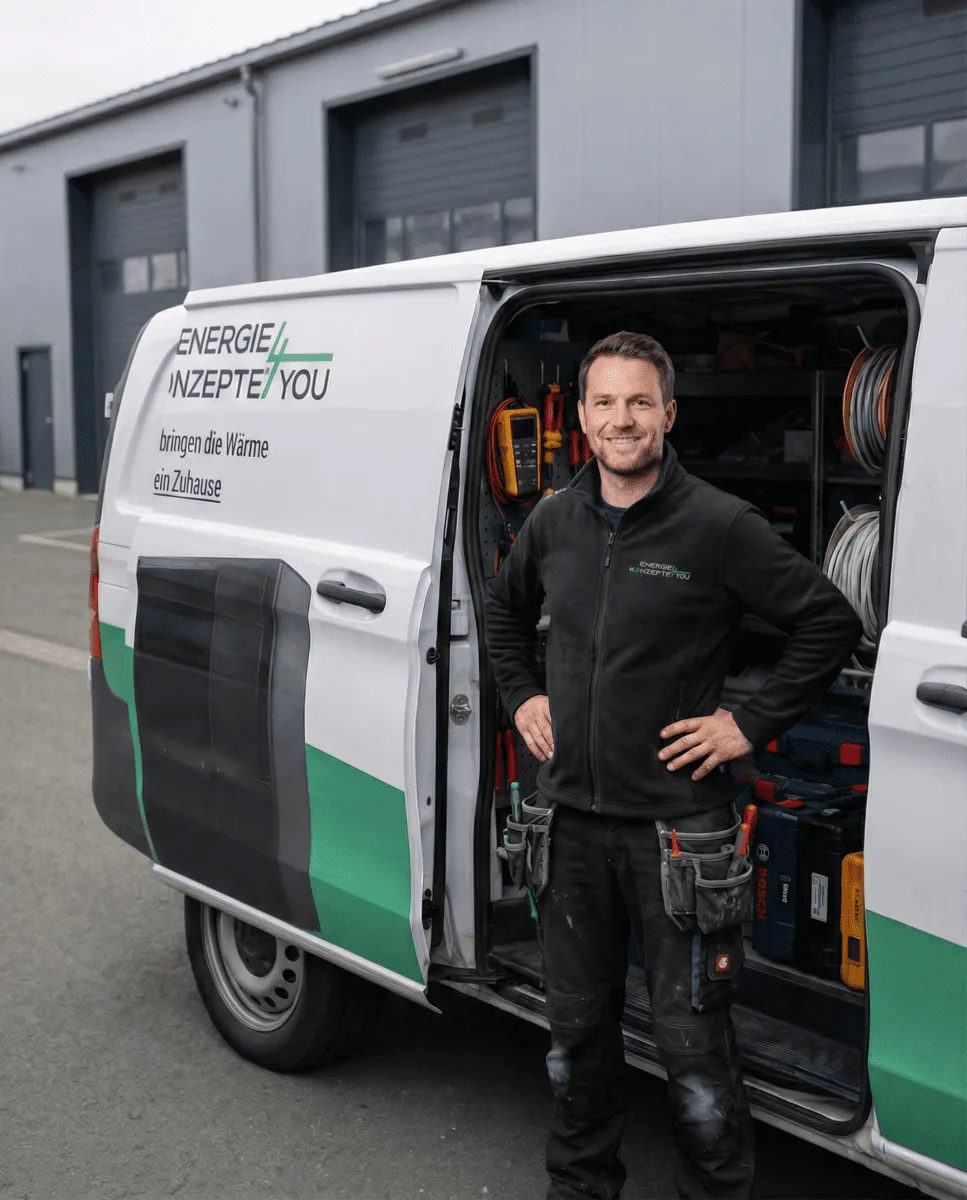 EK4YOU Monteur installiert Klimaanlage