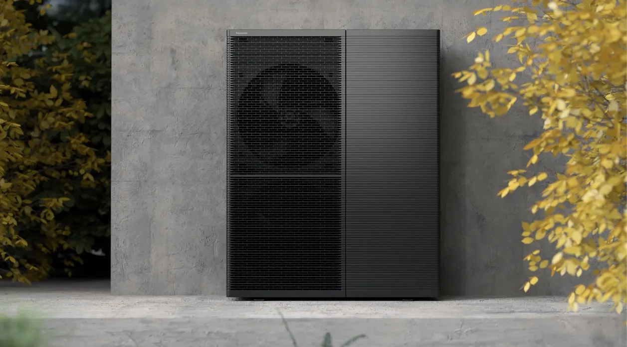 Panasonic Aquarea Wärmepumpe am Einfamilienhaus