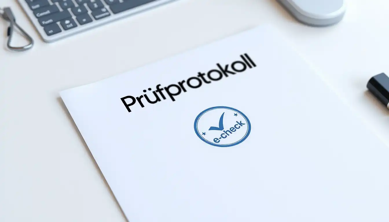 E-Check Prüfprotokoll