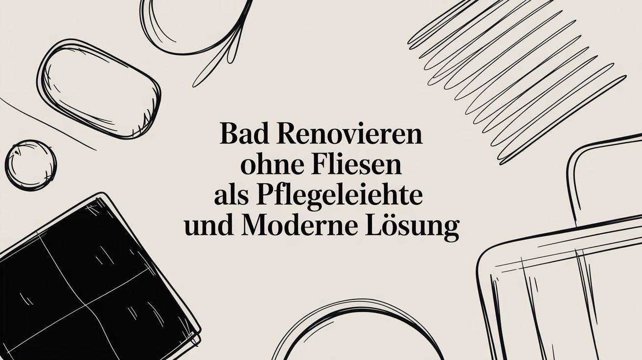Bad renovieren ohne fliesen als pflegeleichte und moderne lösung