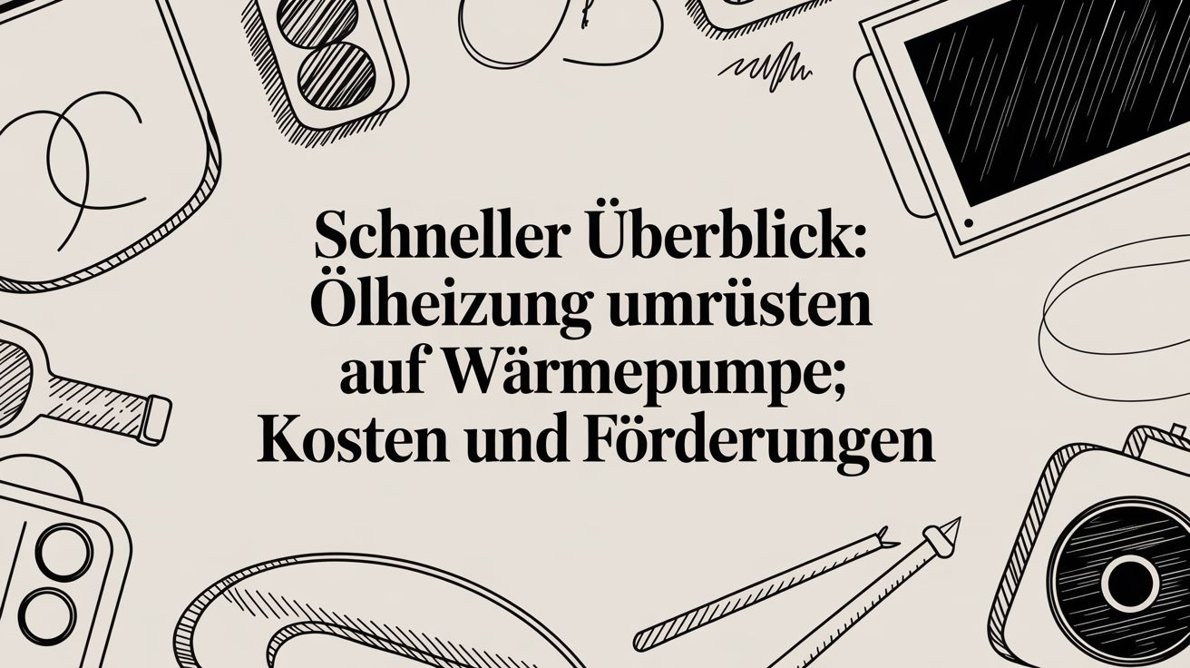 Schneller Überblick: ölheizung umrüsten auf wärmepumpe: kosten und Förderungen