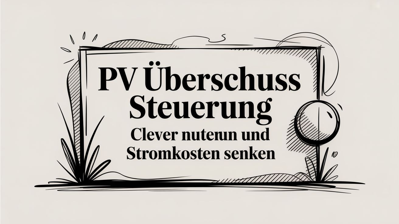 Pv überschuss steuerung clever nutzen und stromkosten senken