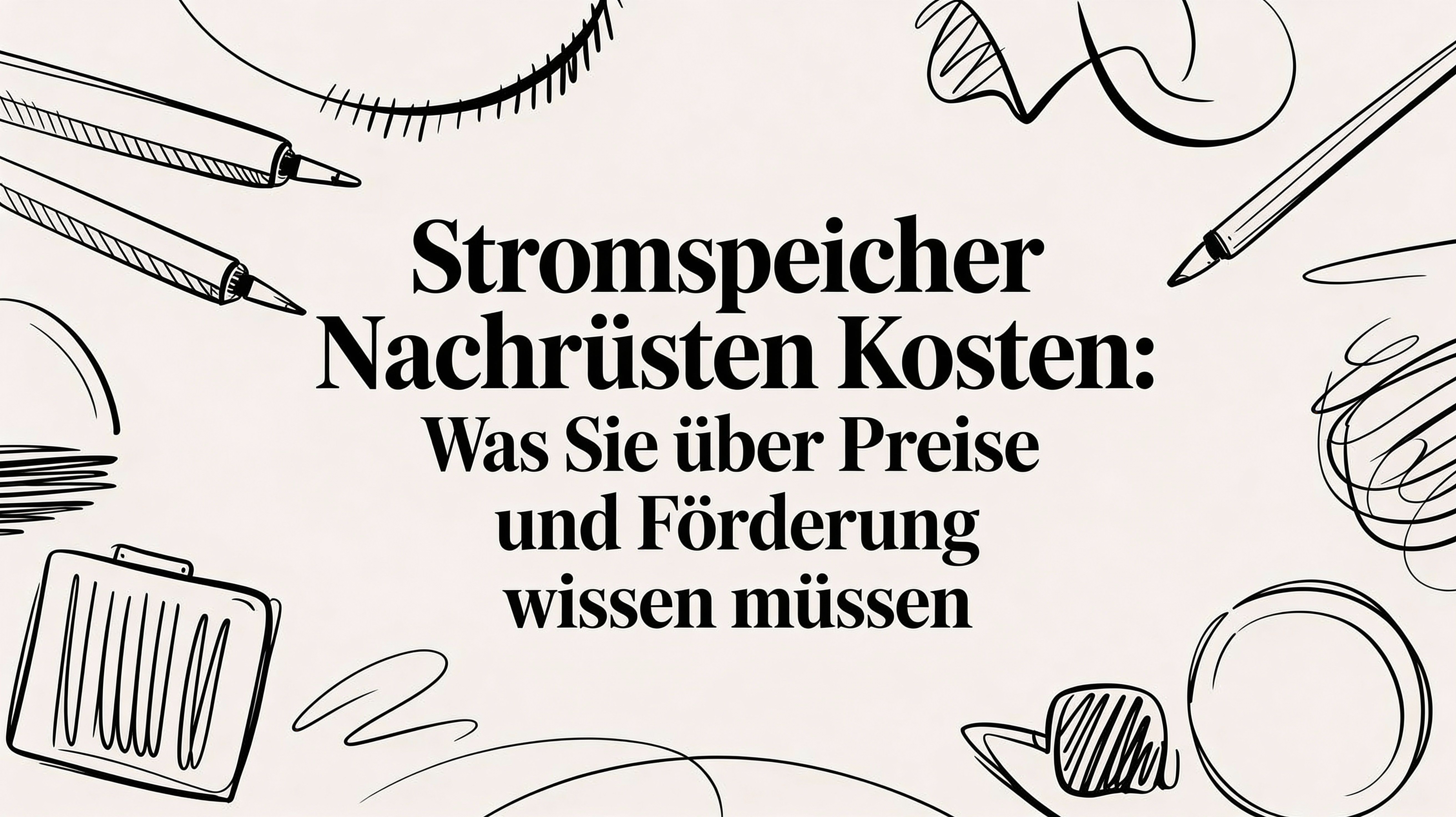 Stromspeicher nachrüsten kosten: Was sie über preise und förderung wissen müssen