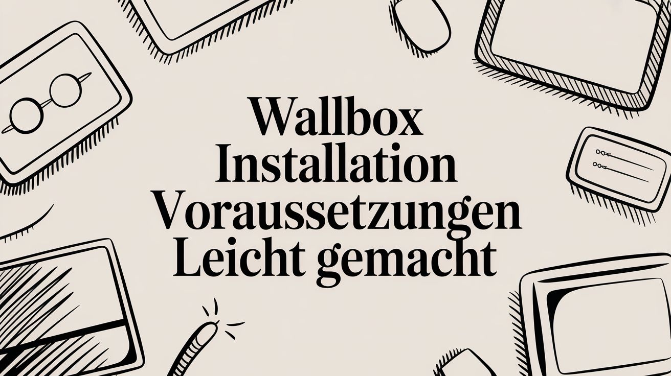Wallbox Installation Voraussetzungen leicht gemacht